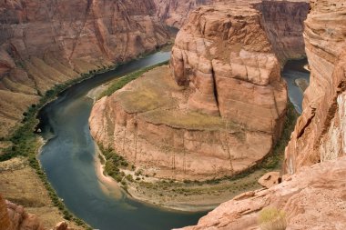 The green river. clipart