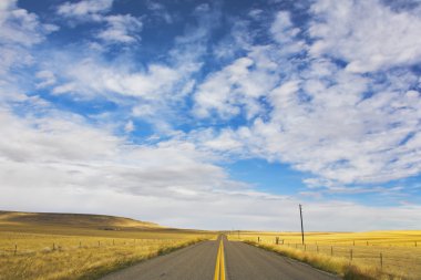 The American prairie in September clipart