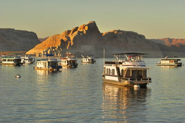 stock image Lake in Red desert