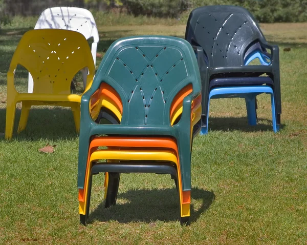 Кресла подготовлены для туристов — стоковое фото