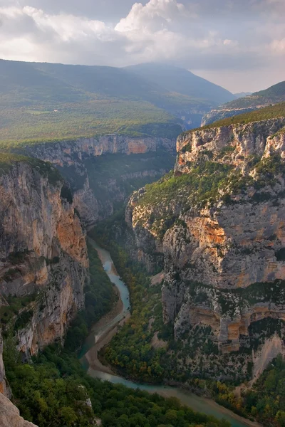 韦尔东-在欧洲的最深切峡谷. — 图库照片