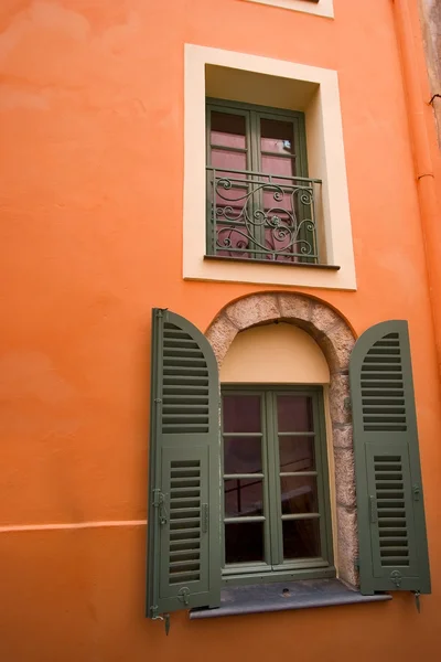 Orange facade — Stock Photo, Image
