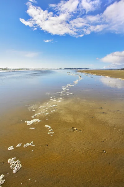 Песок во время оттока — стоковое фото