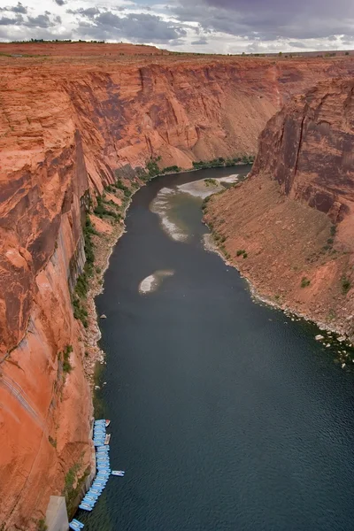 Bateaux sur la rivière Colorado . — Photo