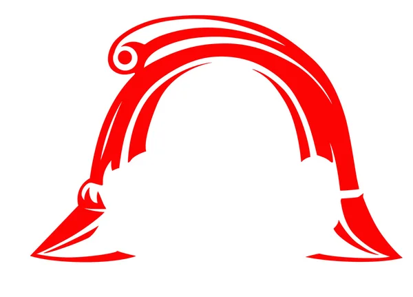 Векторний ескіз шолома пожежник — стоковий вектор
