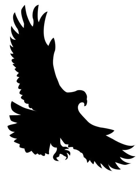 Ravenous bird — Stock Vector