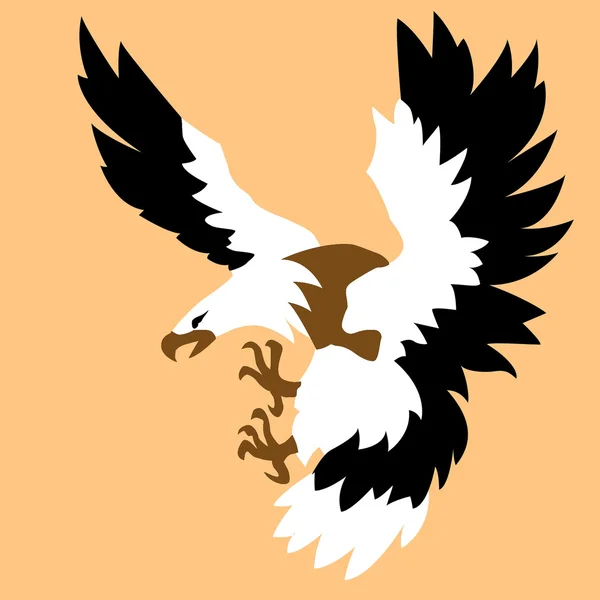Воронообразная птица — стоковый вектор