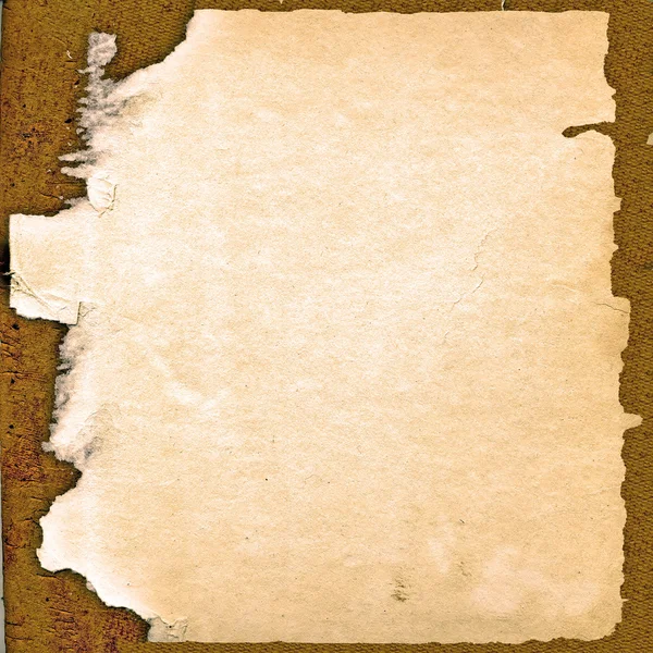 Dekorrahmen aus altem Papier — Stockfoto