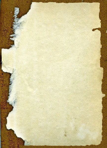 Декоративна рамка зі старого паперу — стокове фото