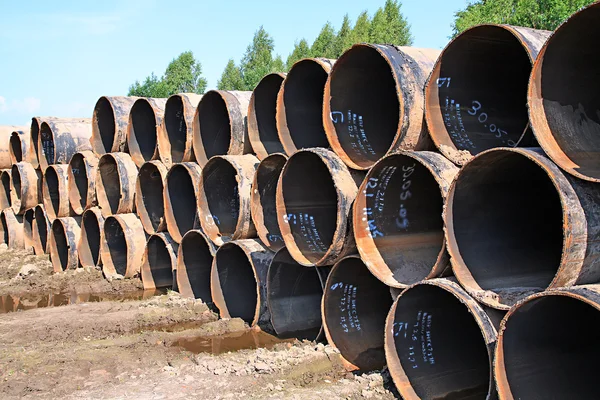 Old gas pipes — Stock Photo, Image