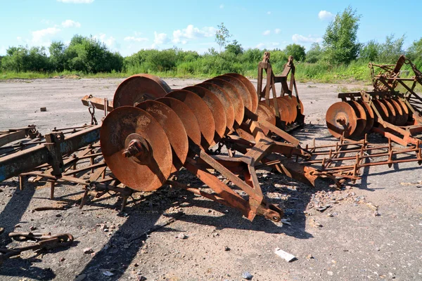 오래 된 농업 기계 장치 — 스톡 사진