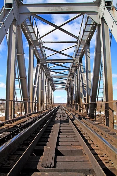 Ponte ferroviária — Fotografia de Stock