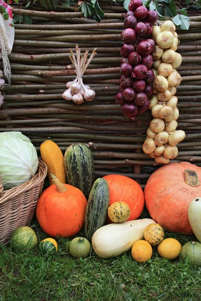 Овощи на сельском рынке — стоковое фото