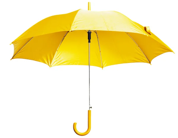 Яркий желтый зонтик — стоковое фото