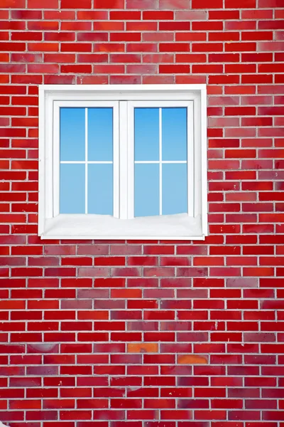 Fal ablak. — Stock Fotó