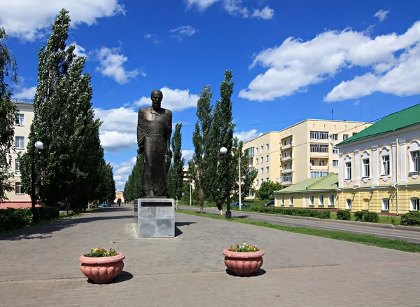 Dostoyevski Anıtı. Omsk. — Stok fotoğraf