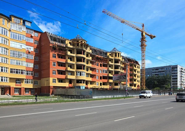 Construcción de una vivienda residencial . — Foto de Stock