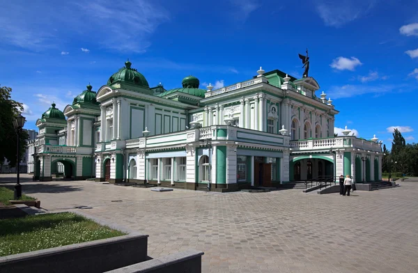 Teatro drammatico. Omsk . — Foto Stock
