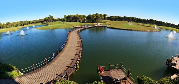 Området av sueno golf klubb. — Stockfoto