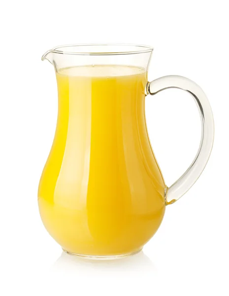 Апельсиновый сок в кувшине — стоковое фото