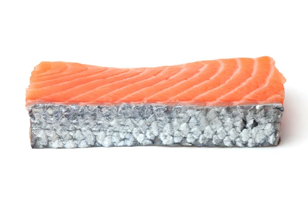 Pezzo di salmone fresco — Foto Stock