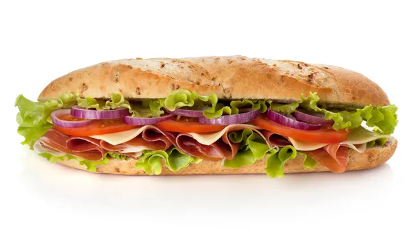 長いサンドイッチ — ストック写真