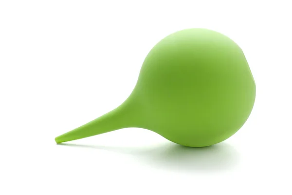 Pera de goma verde (enema ) — Foto de Stock
