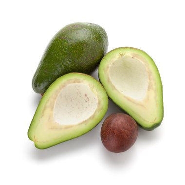 Ripe avocado clipart