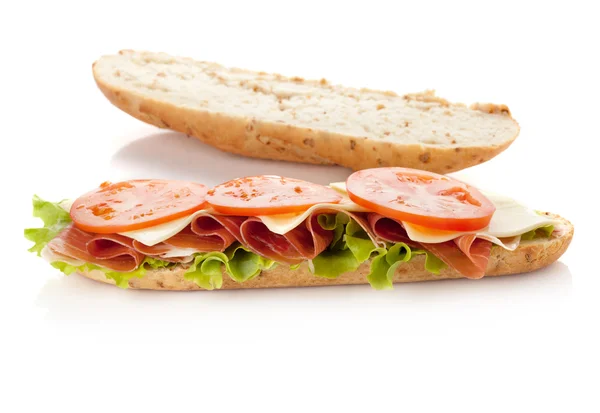 Persiapan sandwich — Stok Foto