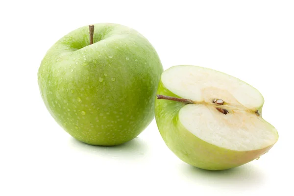Dojrzałe jabłka zielone — Zdjęcie stockowe