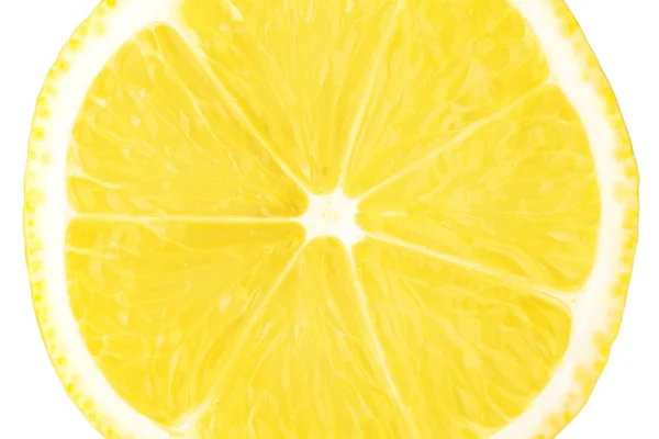 Macro food collection - Fetta di limone — Foto Stock