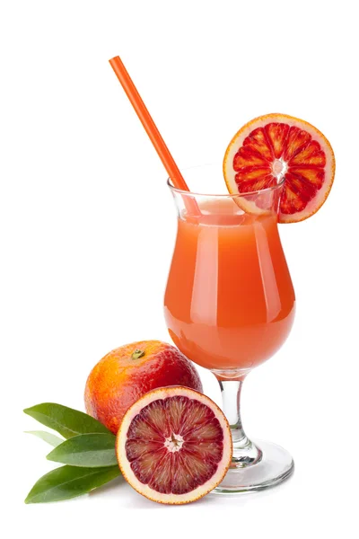 Κόκκινο χυμό πορτοκαλιού — Φωτογραφία Αρχείου