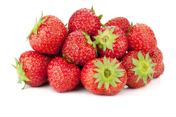 Erdbeerfruchthaufen — Stockfoto