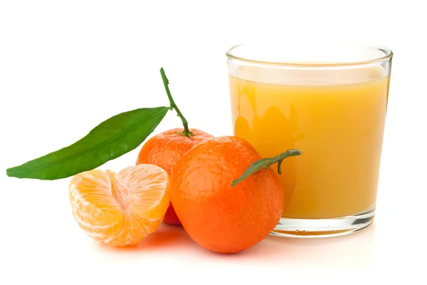 Sumo de tangerina — Fotografia de Stock