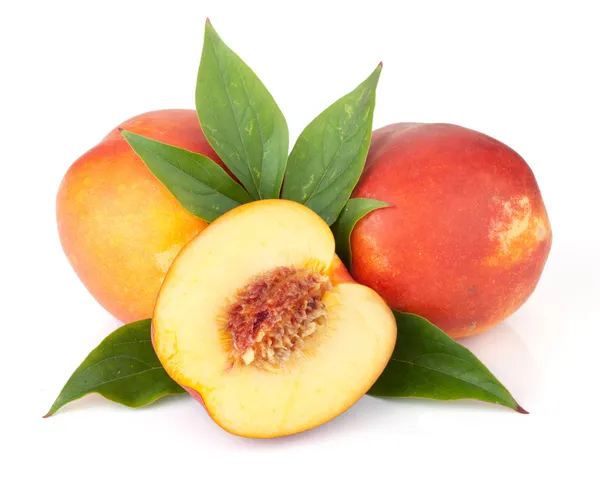 Ripe peach fruits — Stock Photo, Image