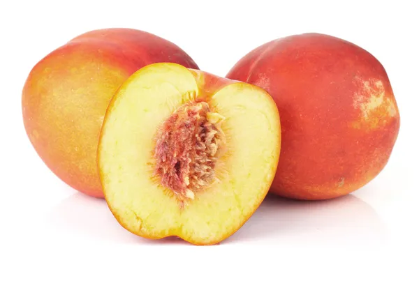 Frutas maduras de melocotón —  Fotos de Stock