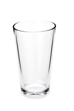 Glass part of boston cocktail shaker clipart