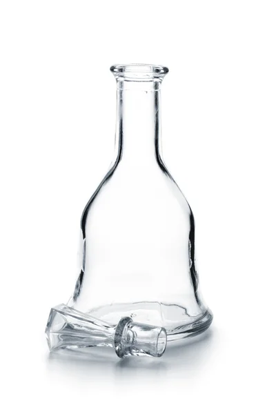Džbán sklo vodka — Stock fotografie