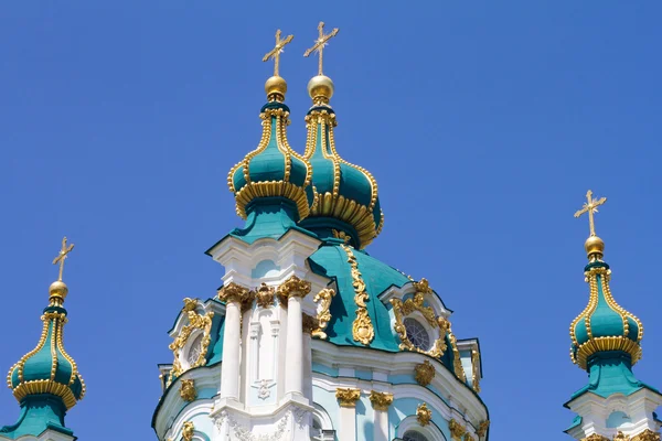 Ukrayna, Kyiv 'deki St. Andrew Kilisesi — Stok fotoğraf