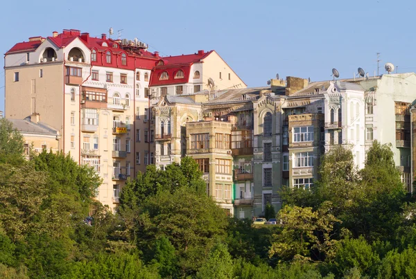 도심지 건물, 키예프, 우크라이나에서 보기 — 스톡 사진