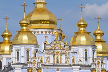 St. Michael's Golden-Domed Monastery in Kiev, Ukraine clipart