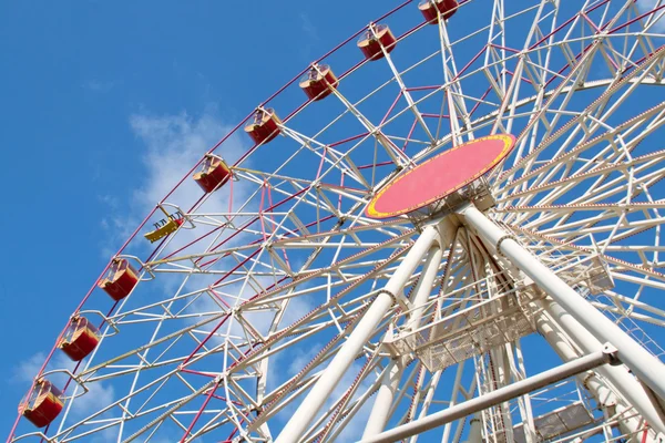 stock image Big dipper carousel against blue sky