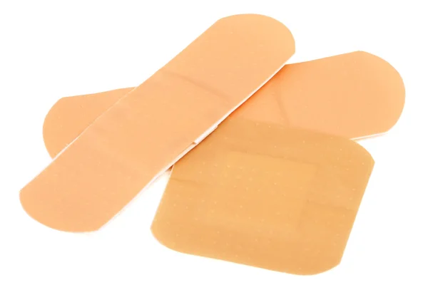 Sticking plasters isolated on white background — Stock Photo, Image