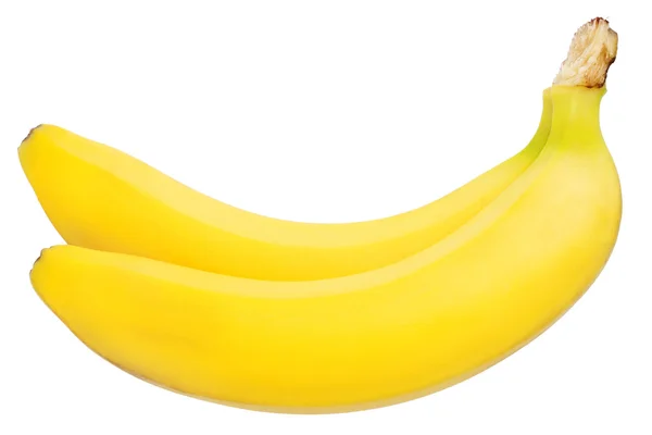 Plátanos maduros sobre fondo blanco —  Fotos de Stock