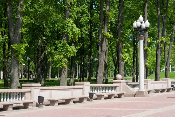 Stock image Public park in Minsk, Belarus