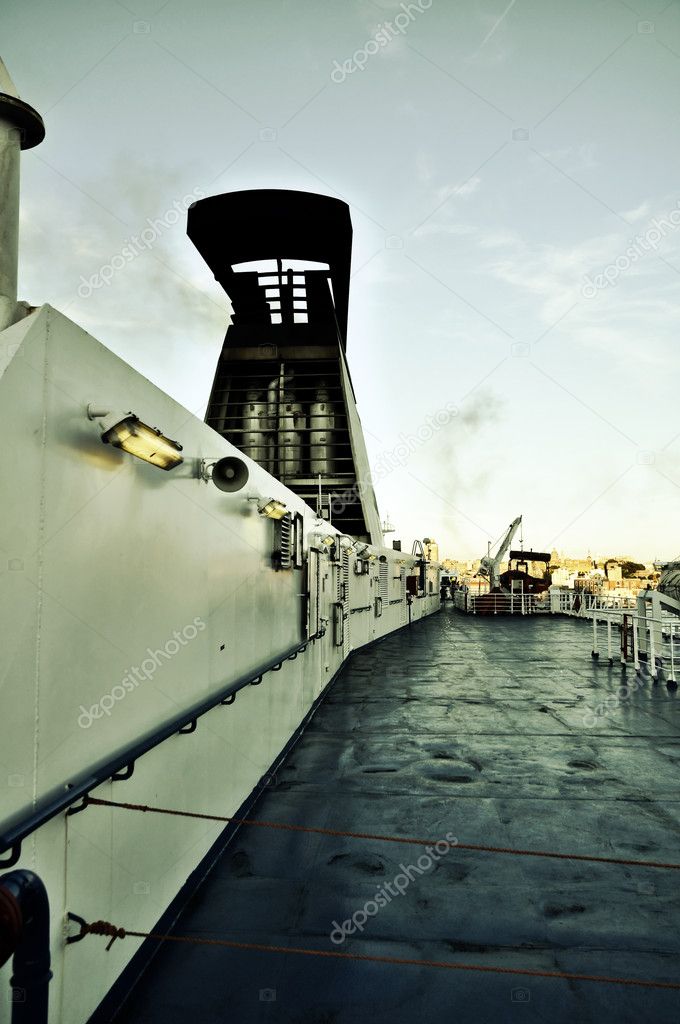 Ferryboat deck