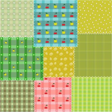 Patchwork background clipart