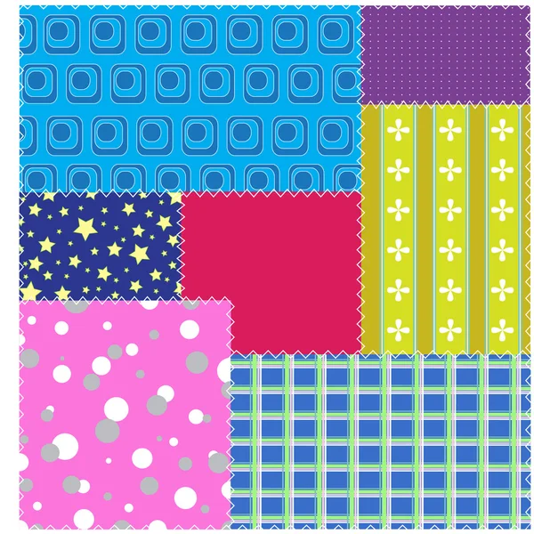 Patchwork background — Stock Vector