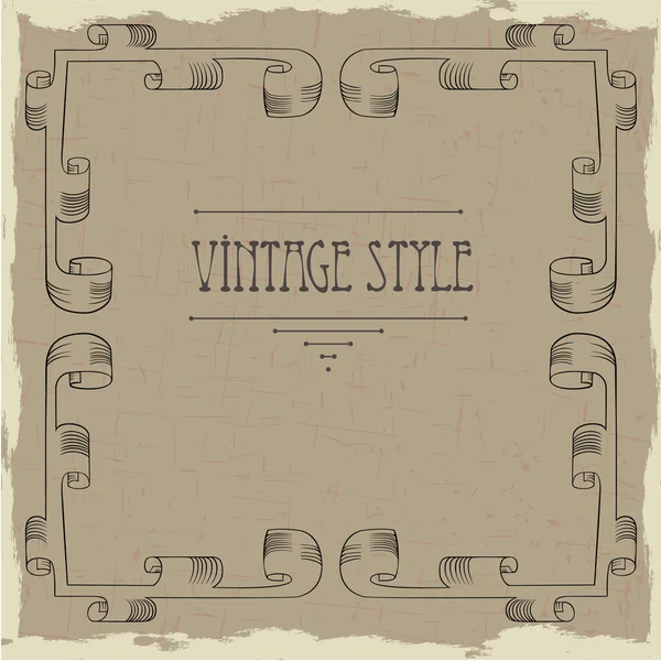 Rahmen vintage — Vettoriale Stock