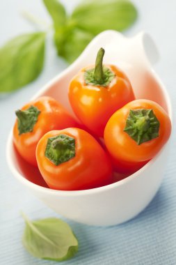 Orange peppers clipart